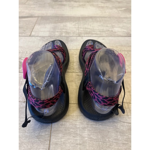 Chaco Z Sandals Women Size 6 Black Pink Straps Adjustable Outdoor Sport - Picture 4 of 7